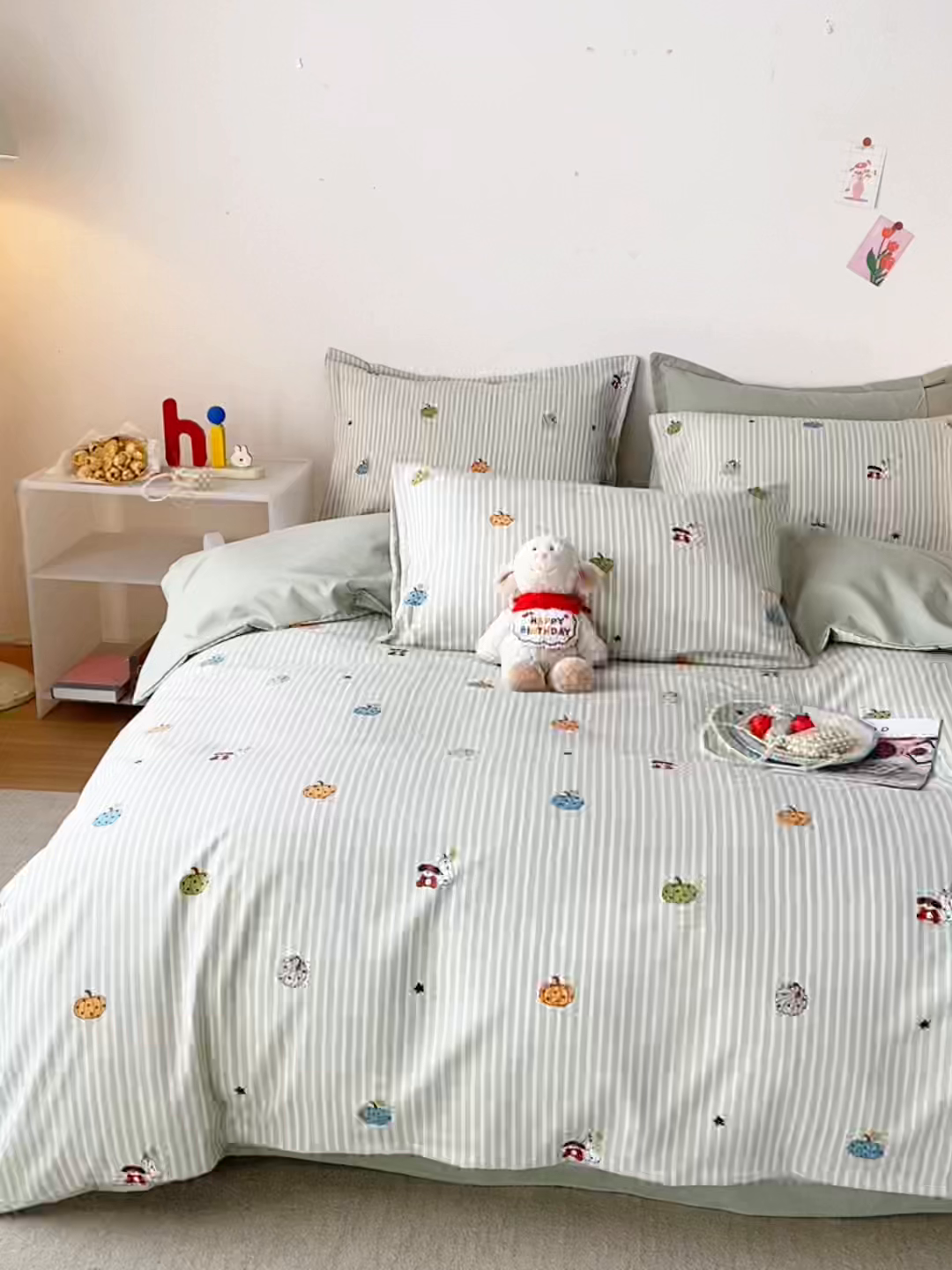 91家纺网 家纺一手货源 找家纺 梦纤绒 2026新款香云锦仿棉高克重四件套 南瓜派