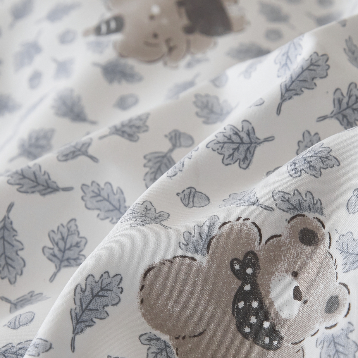 91家纺网 家纺一手货源 找家纺 梦纤绒 2026新款香云锦仿棉高克重四件套 树叶萌象