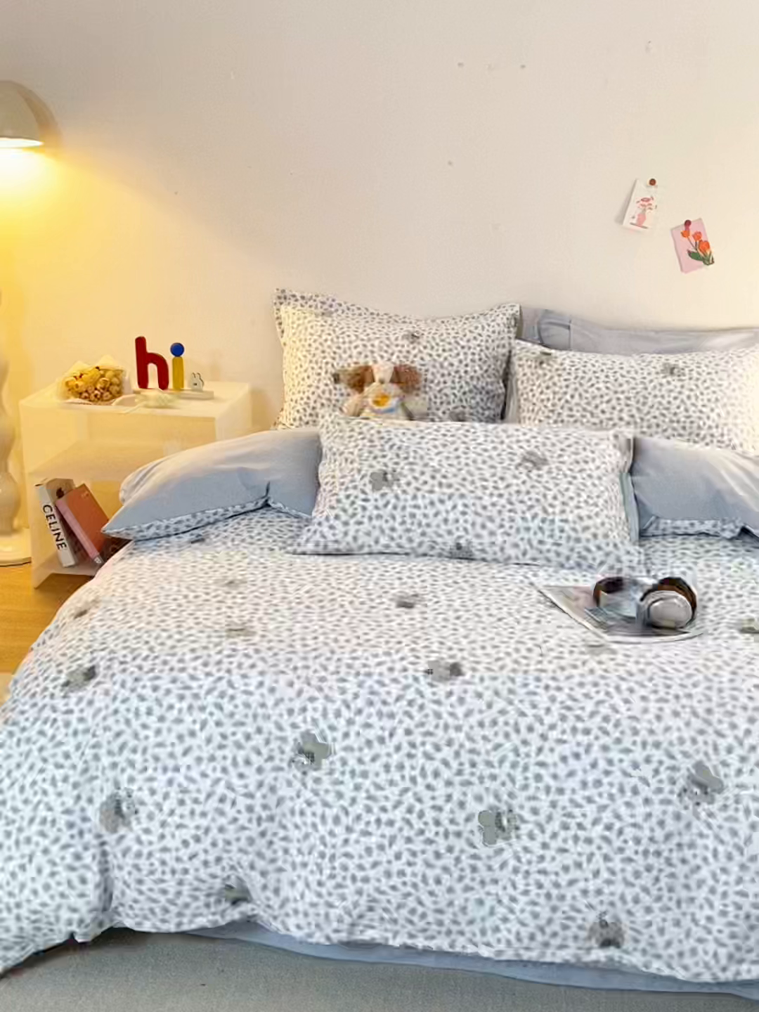 91家纺网 家纺一手货源 找家纺 梦纤绒 2026新款香云锦仿棉高克重四件套 树叶萌象