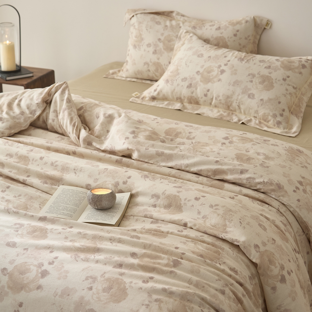 91家纺网 家纺一手货源 找家纺 （总）莱豫家纺 2026新款亚麻棉四件套