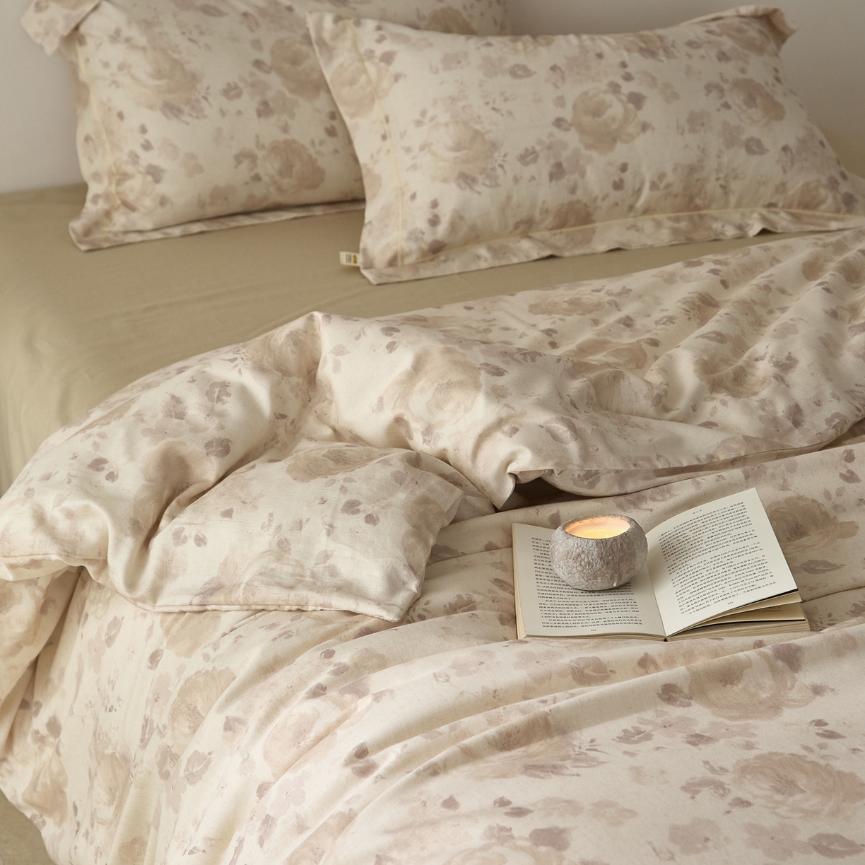 91家纺网 家纺一手货源 找家纺 （总）莱豫家纺 2026新款亚麻棉四件套