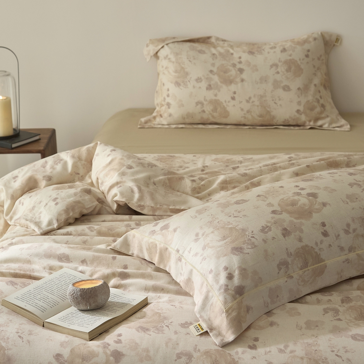 91家纺网 家纺一手货源 找家纺 （总）莱豫家纺 2026新款亚麻棉四件套