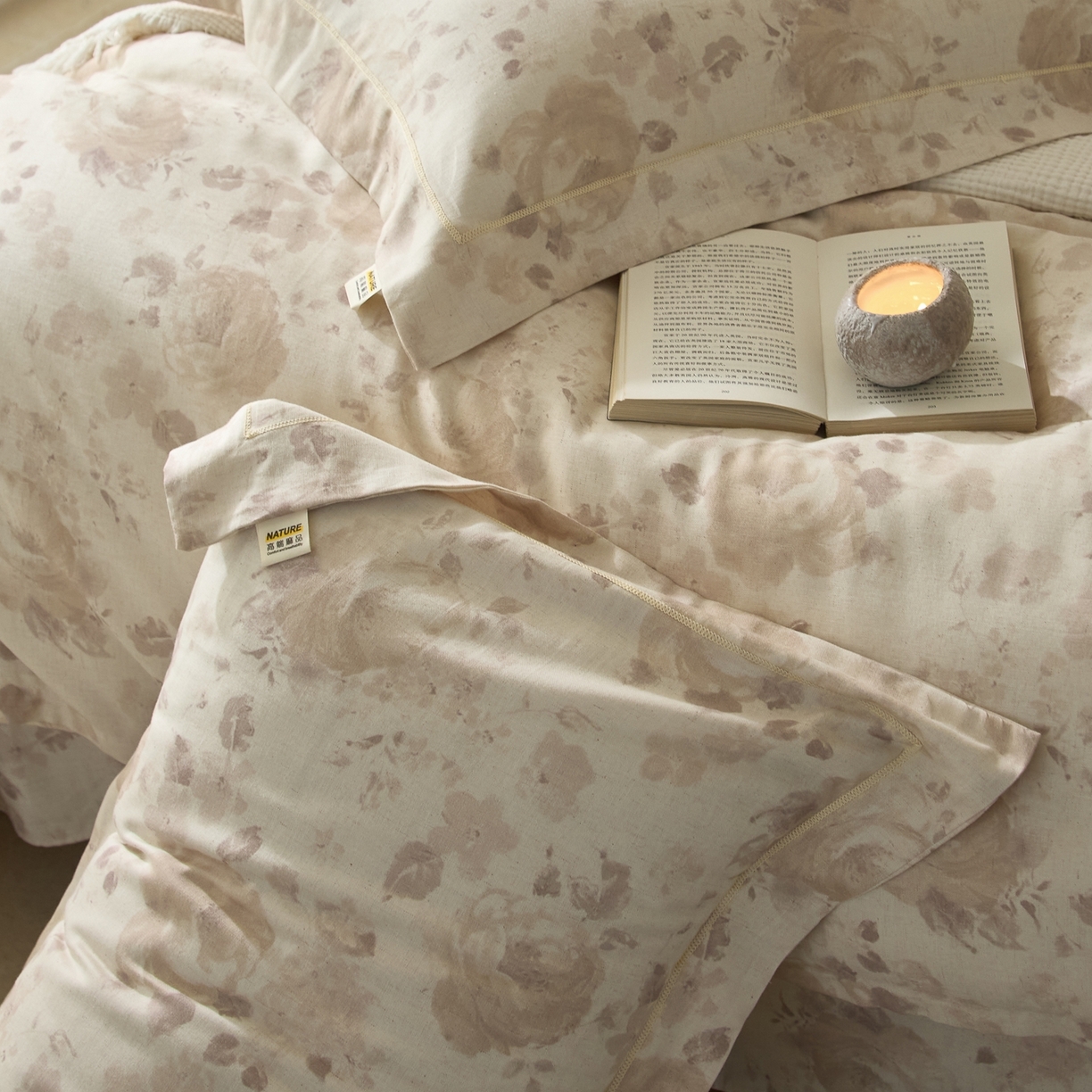 91家纺网 家纺一手货源 找家纺 （总）莱豫家纺 2026新款亚麻棉四件套