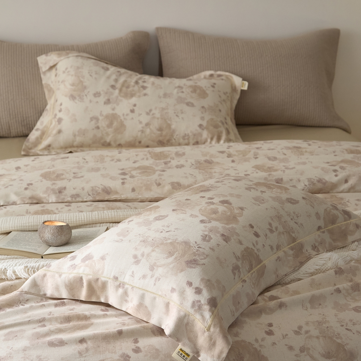 91家纺网 家纺一手货源 找家纺 （总）莱豫家纺 2026新款亚麻棉四件套