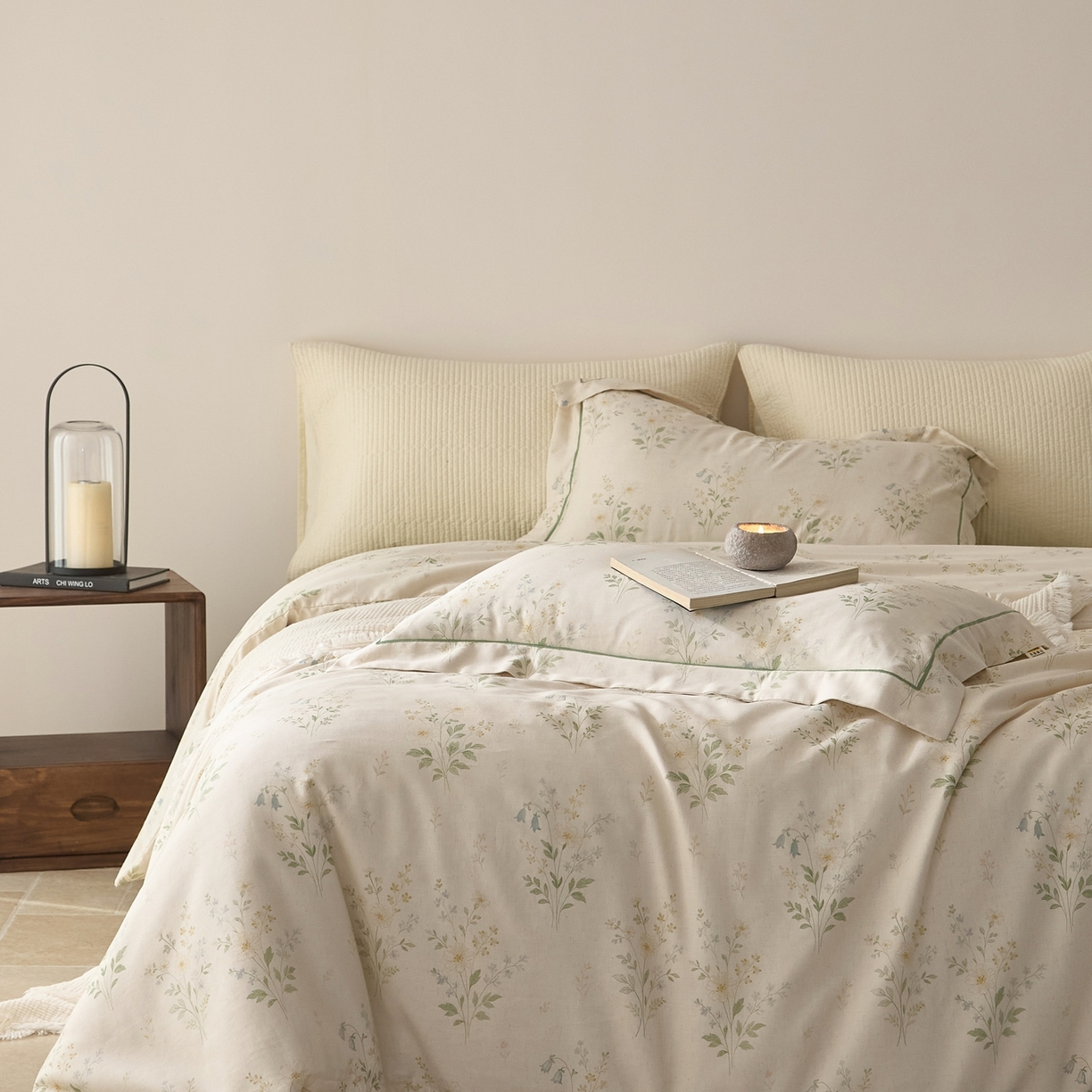 91家纺网 家纺一手货源 找家纺 莱豫家纺 2026新款亚麻棉四件套 四季