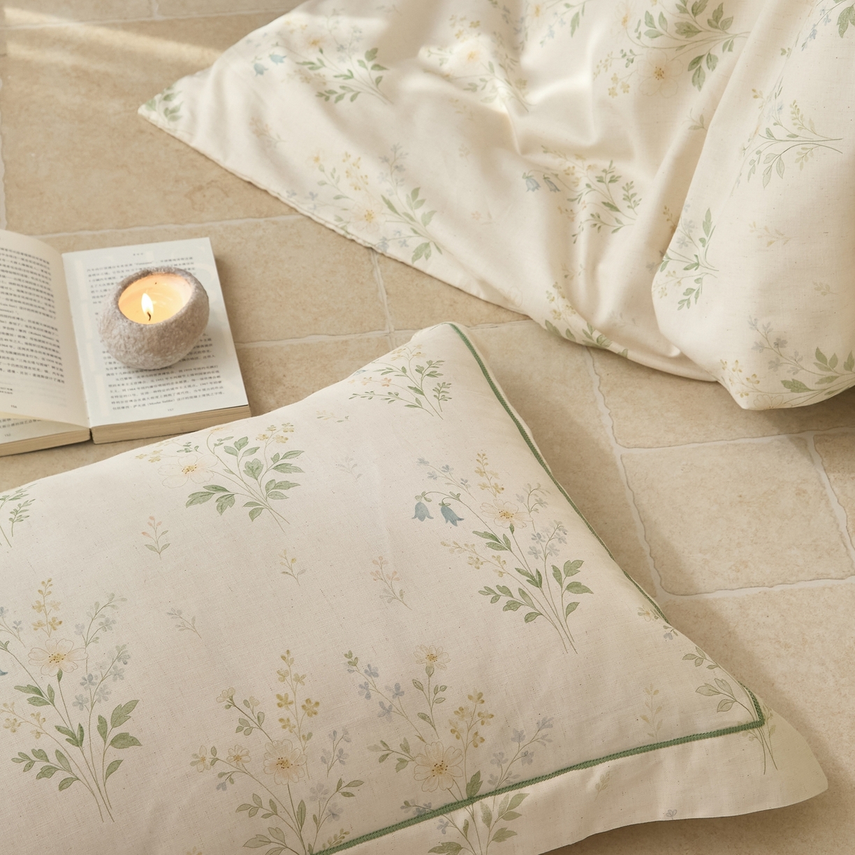 91家纺网 家纺一手货源 找家纺 莱豫家纺 2026新款亚麻棉四件套 四季