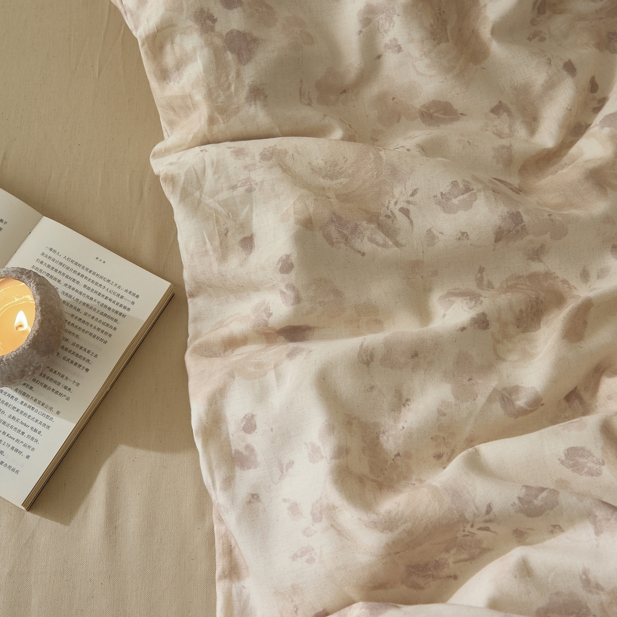 91家纺网 家纺一手货源 找家纺 （总）莱豫家纺 2026新款亚麻棉四件套