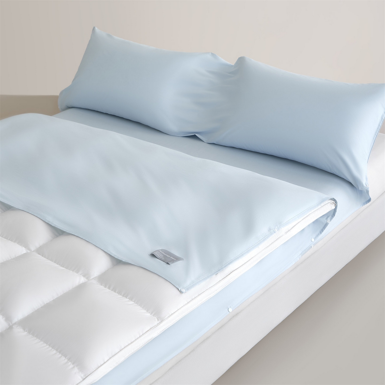 91家纺网 家纺一手货源 找家纺 女子家纺 2026新款全棉纯棉旅行随身携带睡袋 隔脏旅睡-晴空蓝