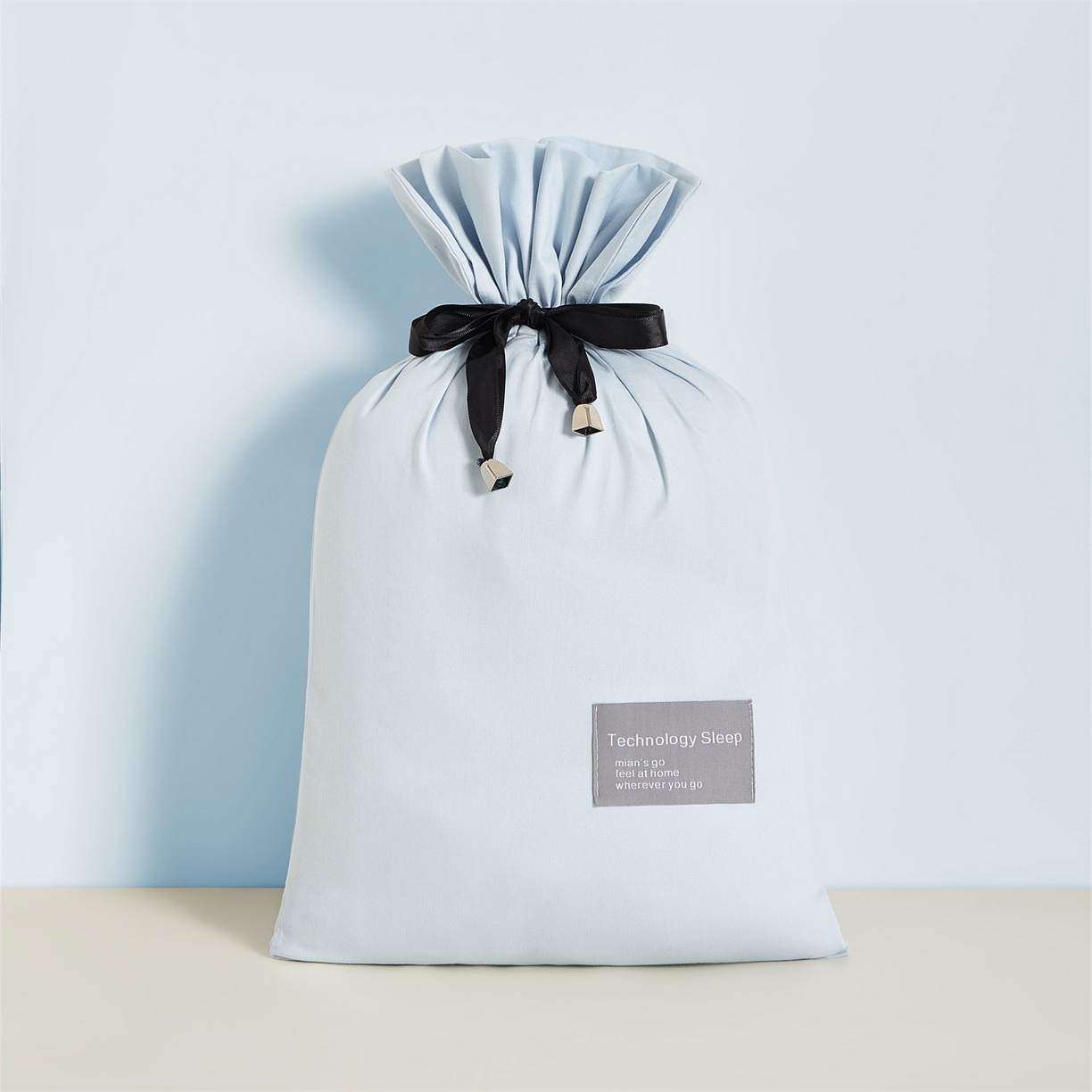 91家纺网 家纺一手货源 找家纺 女子家纺 2026新款全棉纯棉旅行随身携带睡袋 隔脏旅睡-晴空蓝