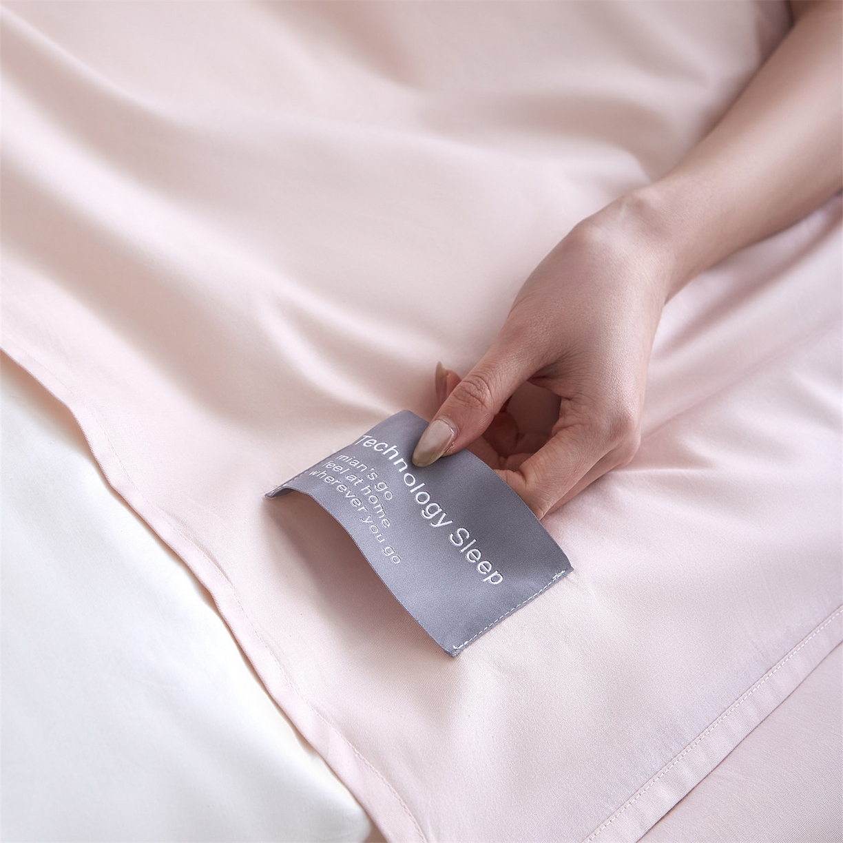 91家纺网 家纺一手货源 找家纺 女子家纺 2026新款全棉纯棉旅行随身携带睡袋 隔脏旅睡-蔷薇粉