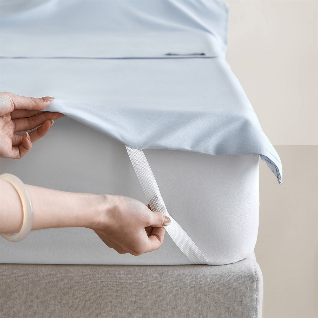 91家纺网 家纺一手货源 找家纺 女子家纺 2026新款全棉纯棉旅行随身携带睡袋 隔脏旅睡-晴空蓝