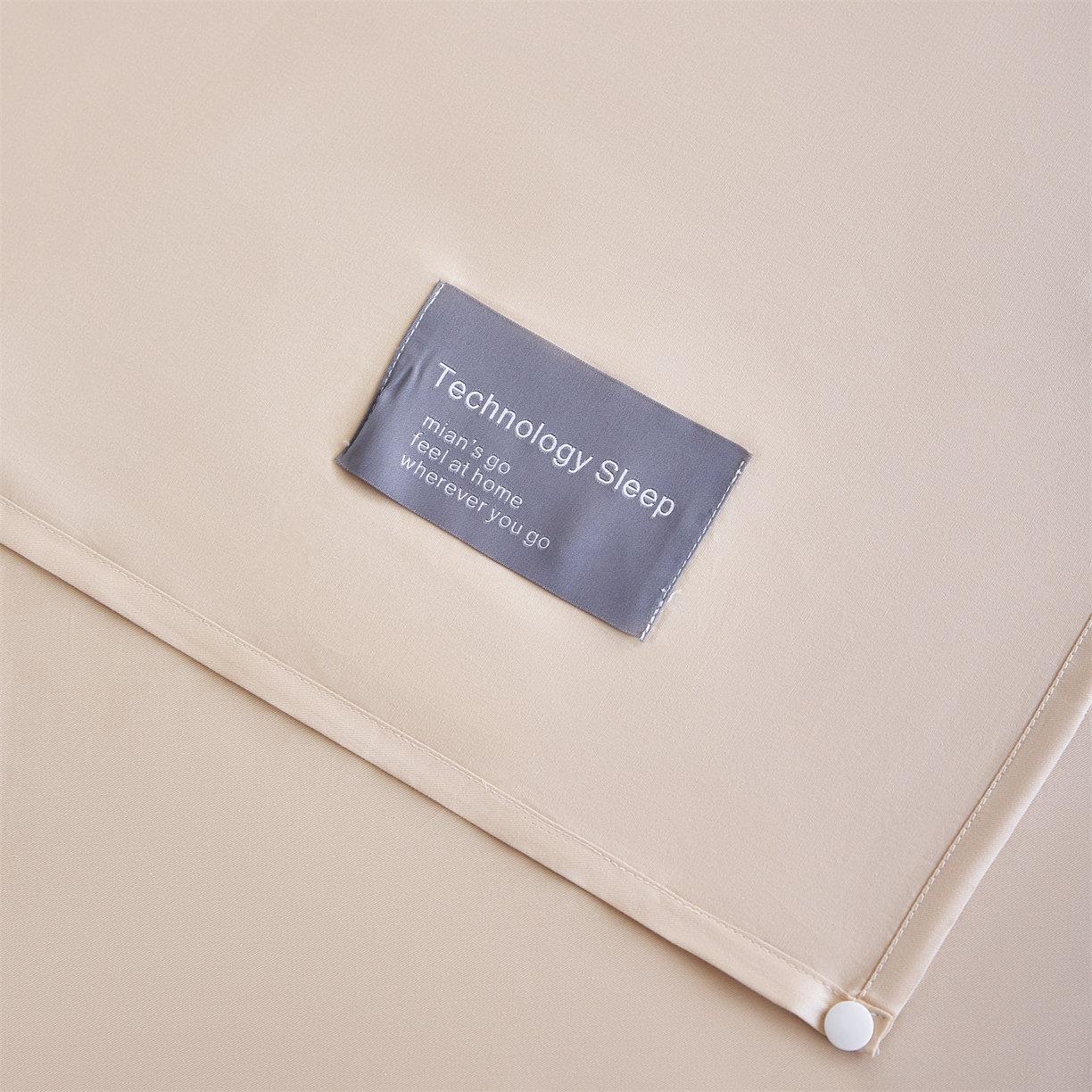 91家纺网 家纺一手货源 找家纺 女子家纺 2026新款全棉纯棉旅行随身携带睡袋 隔脏旅睡-浅茶杏