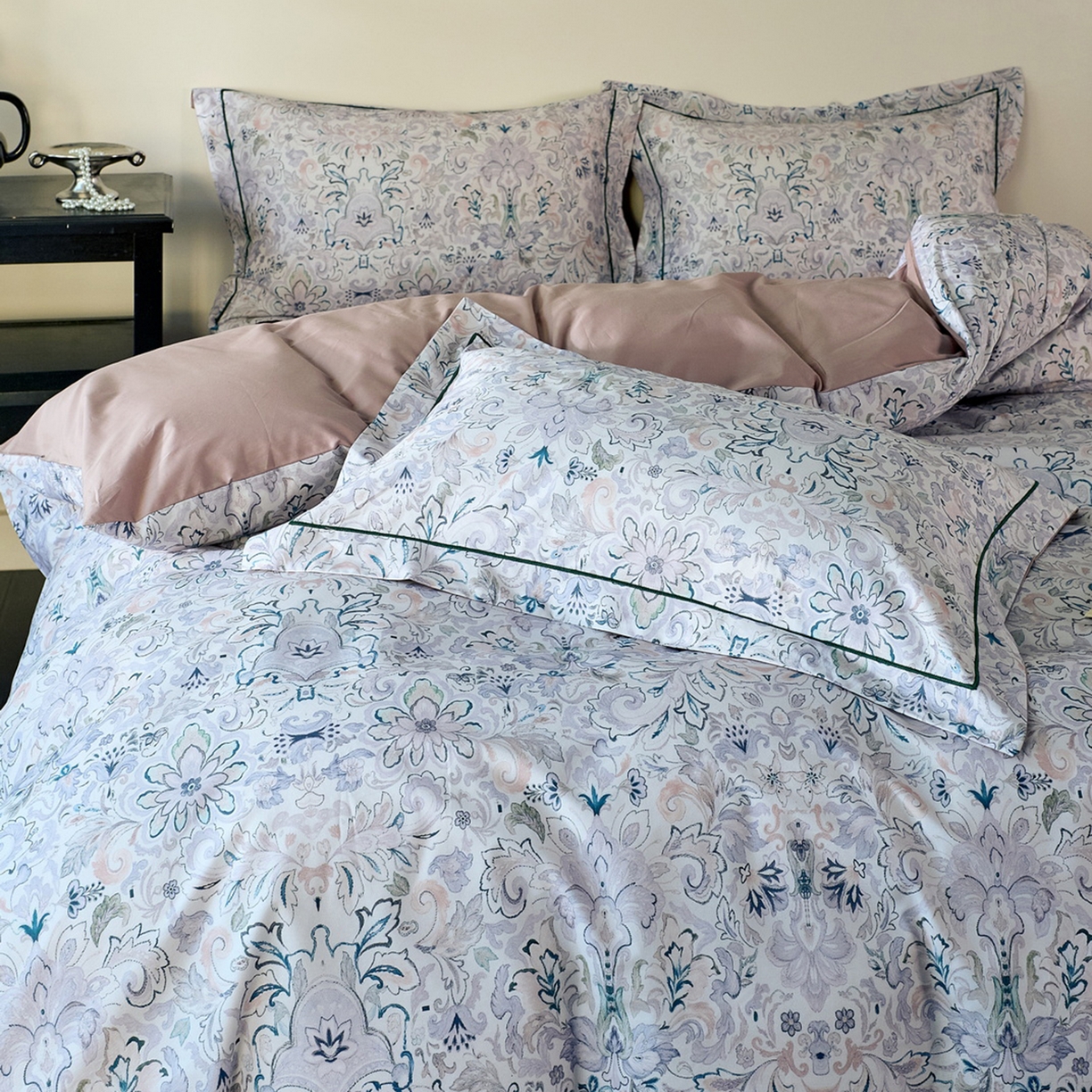 91家纺网 家纺一手货源 找家纺 （总）由丽家纺 2026新款柔棉印花四件套系列