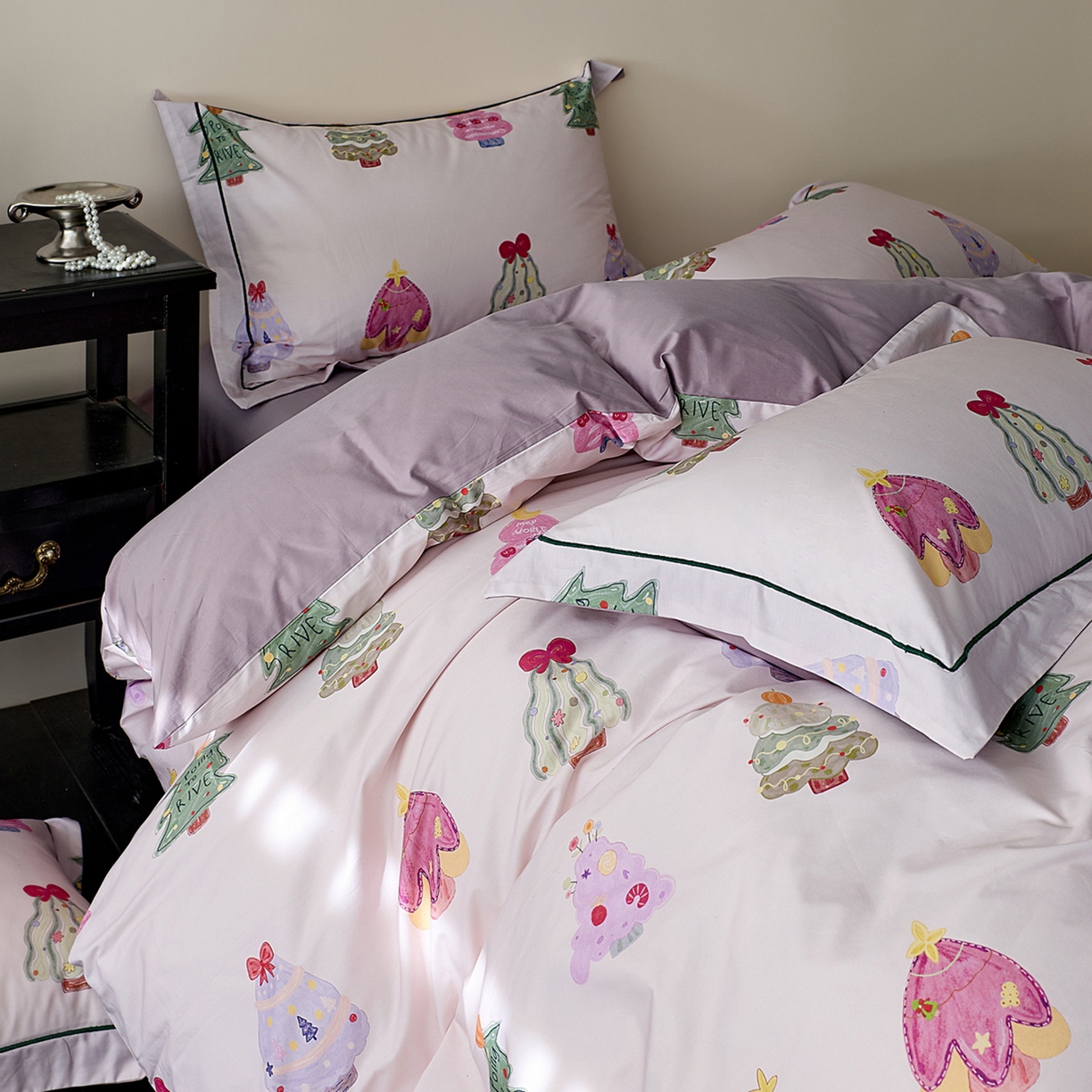 91家纺网 家纺一手货源 找家纺 （总）由丽家纺 2026新款柔棉印花四件套系列