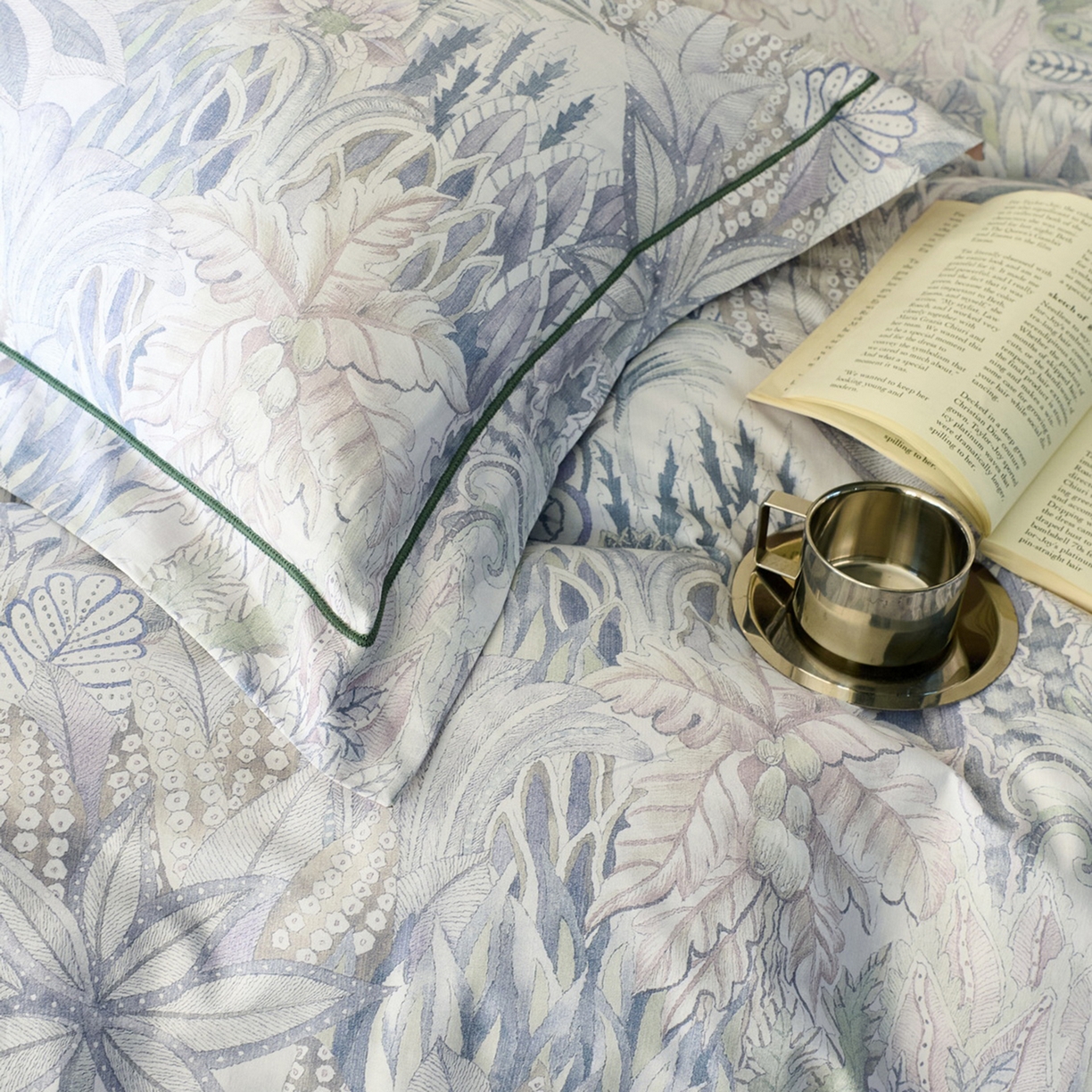 91家纺网 家纺一手货源 找家纺 由丽家纺 2026新款柔棉印花四件套系列 花信礼