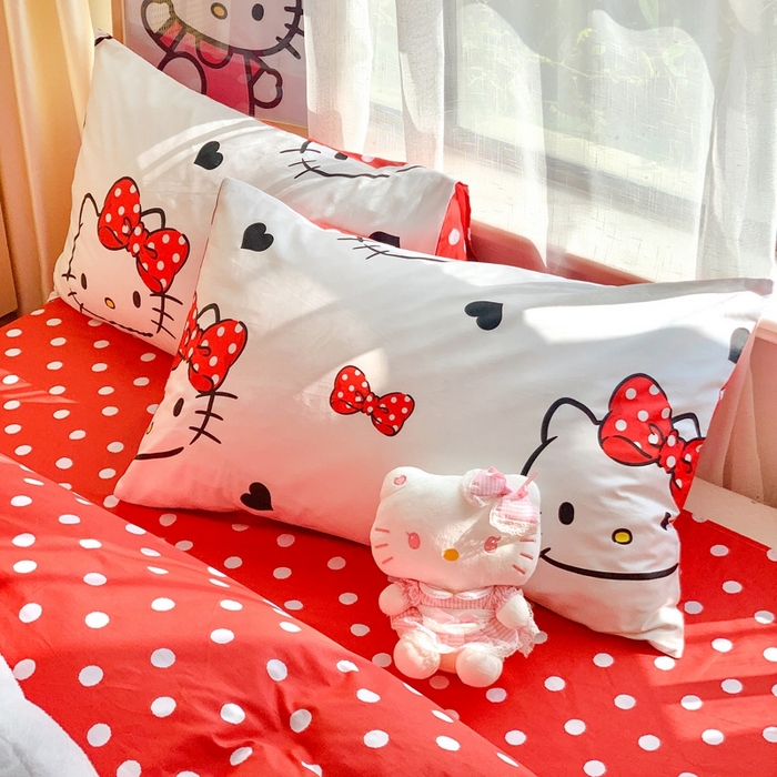 91家纺网 家纺一手货源 找家纺 （总）朵希曼 2026新款正版授权全棉纯棉三丽鸥系列四件套