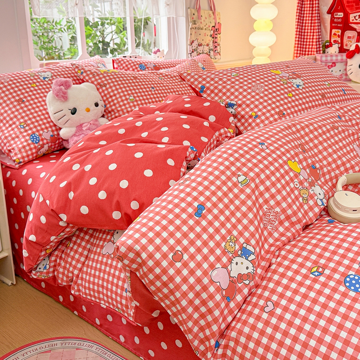 91家纺网 家纺一手货源 找家纺 （总）朵希曼 2026新款正版授权全棉纯棉三丽鸥系列四件套