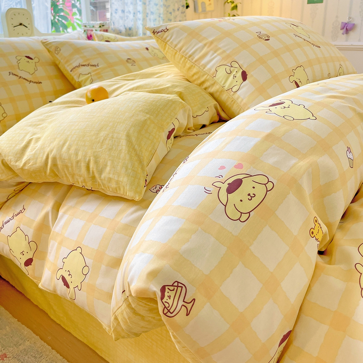 91家纺网 家纺一手货源 找家纺 （总）朵希曼 2026新款正版授权全棉纯棉三丽鸥系列四件套