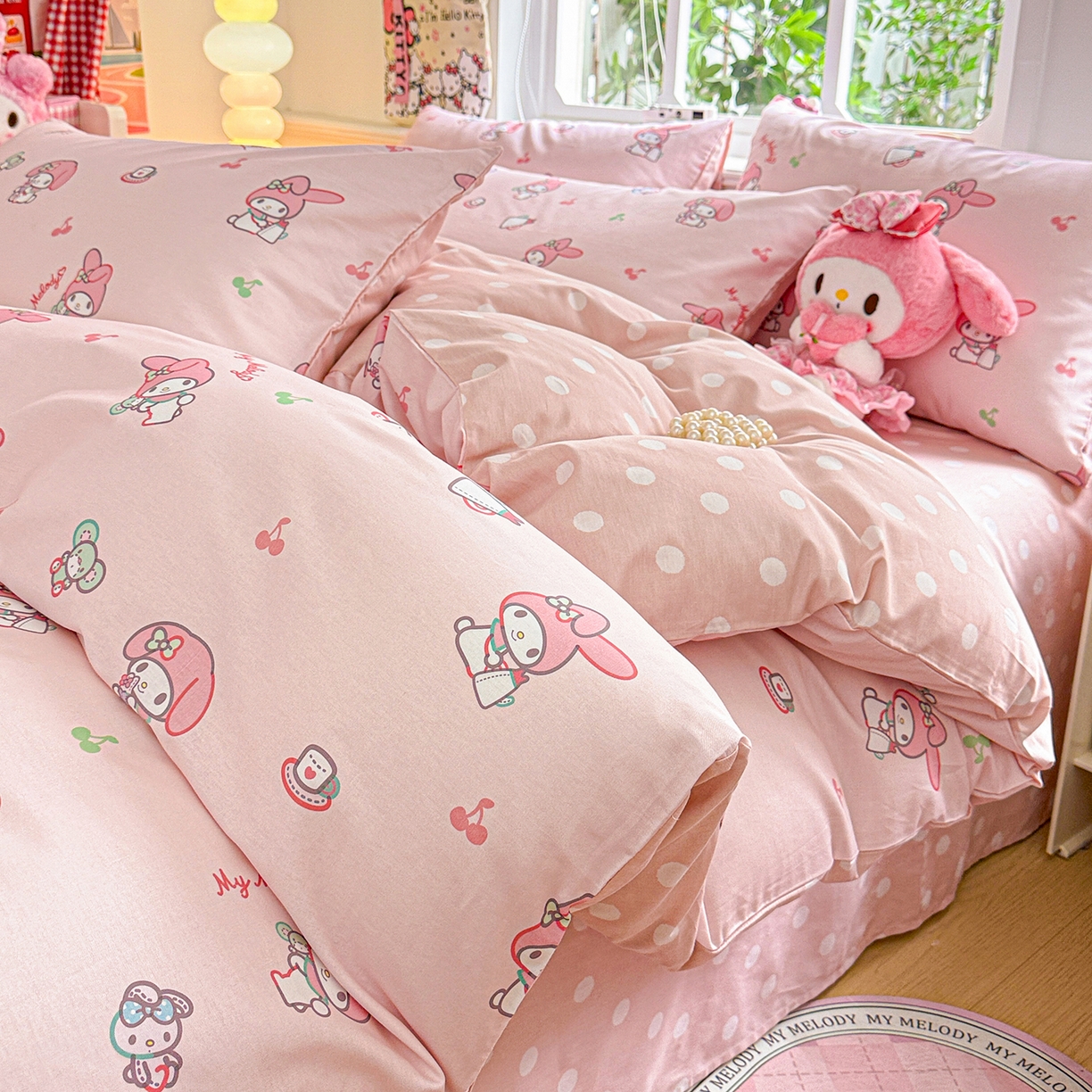 91家纺网 家纺一手货源 找家纺 （总）朵希曼 2026新款正版授权全棉纯棉三丽鸥系列四件套