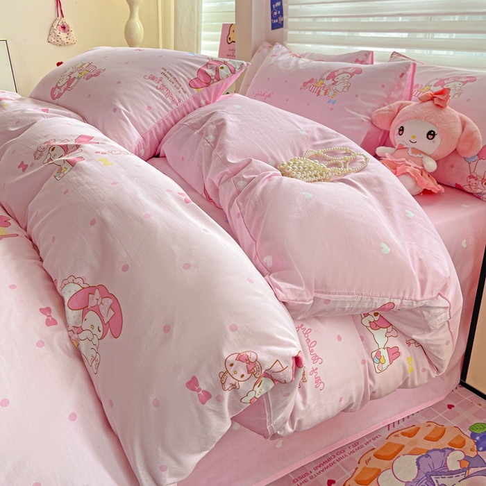 91家纺网 家纺一手货源 找家纺 （总）朵希曼 2026新款正版授权全棉纯棉三丽鸥系列四件套