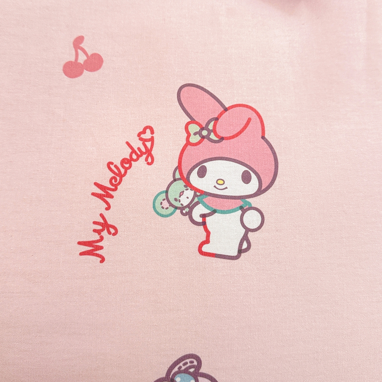 91家纺网 家纺一手货源 找家纺 朵希曼 2026新款正版授权全棉纯棉三丽鸥系列四件套 元气美乐蒂