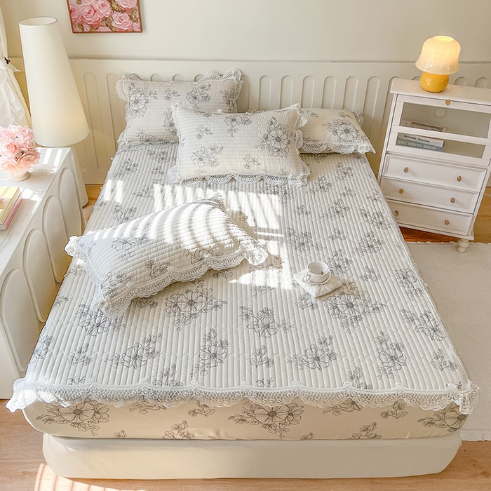 91家纺网 家纺一手货源 找家纺 网红馆（ck家纺） 2026新款莱赛尔天丝印花床笠 琳琅