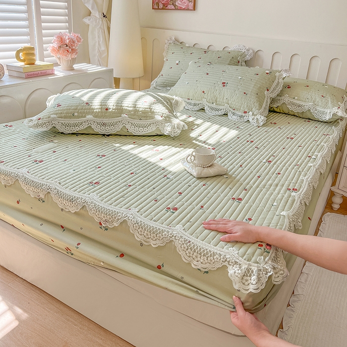 91家纺网 家纺一手货源 找家纺 （总）网红馆（ck家纺） 2026新款莱赛尔天丝印花床笠