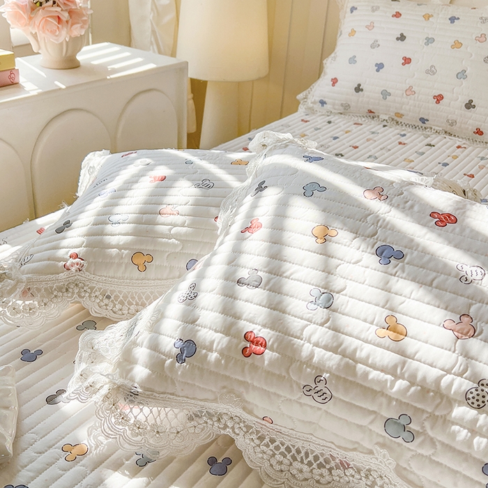 91家纺网 家纺一手货源 找家纺 网红馆（ck家纺） 2026新款莱赛尔天丝印花床笠 米多奇