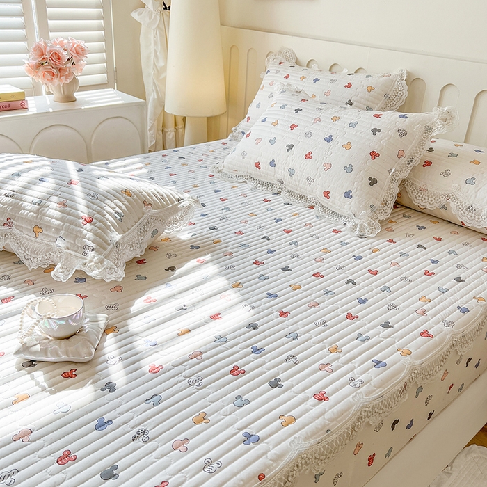 91家纺网 家纺一手货源 找家纺 网红馆（ck家纺） 2026新款莱赛尔天丝印花床笠 米多奇