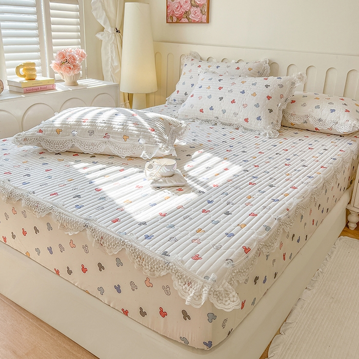 91家纺网 家纺一手货源 找家纺 网红馆（ck家纺） 2026新款莱赛尔天丝印花床笠 米多奇