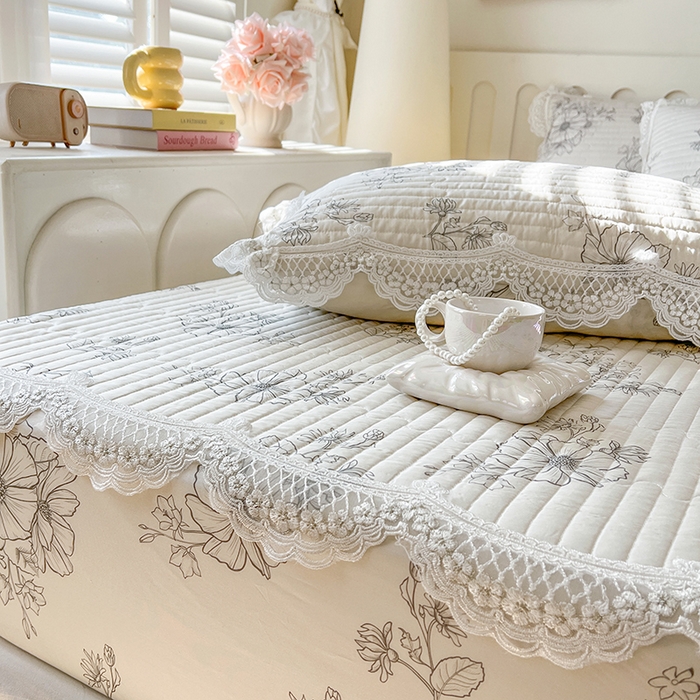 91家纺网 家纺一手货源 找家纺 网红馆（ck家纺） 2026新款莱赛尔天丝印花床笠 琳琅