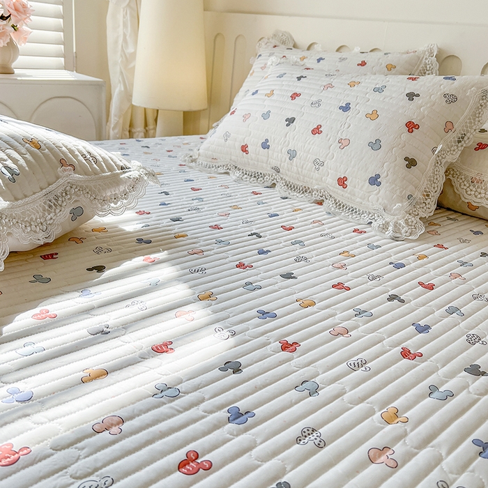 91家纺网 家纺一手货源 找家纺 网红馆（ck家纺） 2026新款莱赛尔天丝印花床笠 米多奇