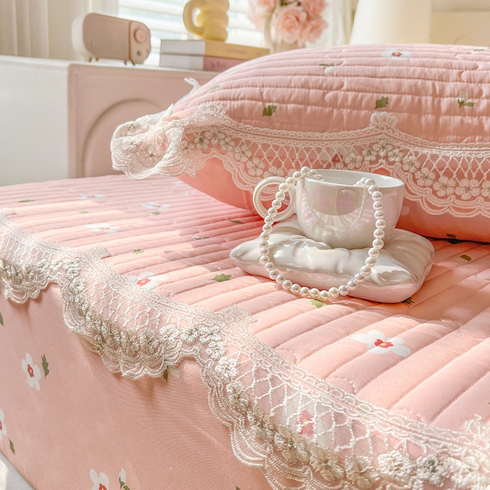 91家纺网 家纺一手货源 找家纺 网红馆（ck家纺） 2026新款莱赛尔天丝印花床笠 微醺