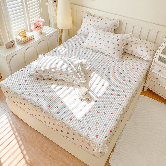 91家纺网 家纺一手货源 找家纺 网红馆（ck家纺） 2026新款莱赛尔天丝印花床笠 米多奇