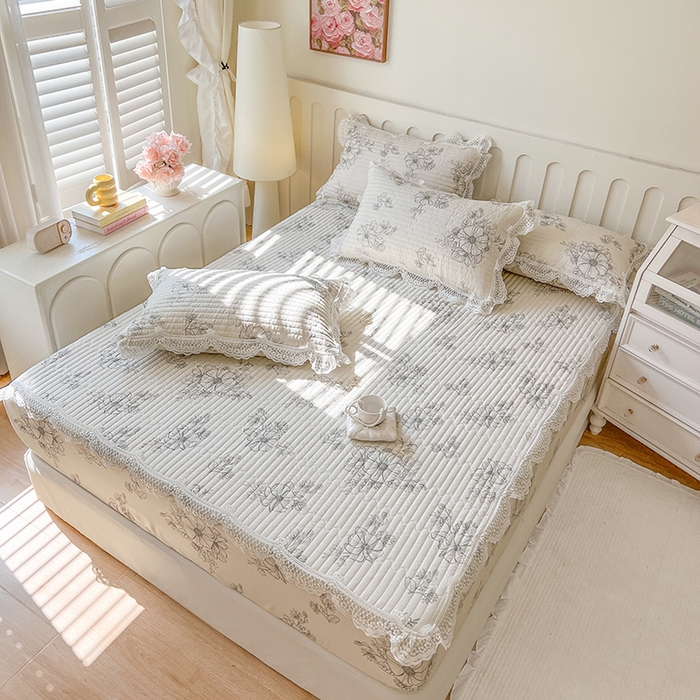 91家纺网 家纺一手货源 找家纺 网红馆（ck家纺） 2026新款莱赛尔天丝印花床笠 琳琅