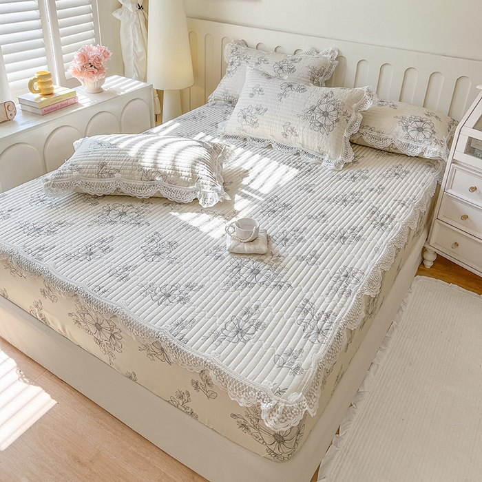 91家纺网 家纺一手货源 找家纺 网红馆（ck家纺） 2026新款莱赛尔天丝印花床笠 琳琅