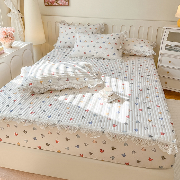 91家纺网 家纺一手货源 找家纺 网红馆（ck家纺） 2026新款莱赛尔天丝印花床笠 米多奇