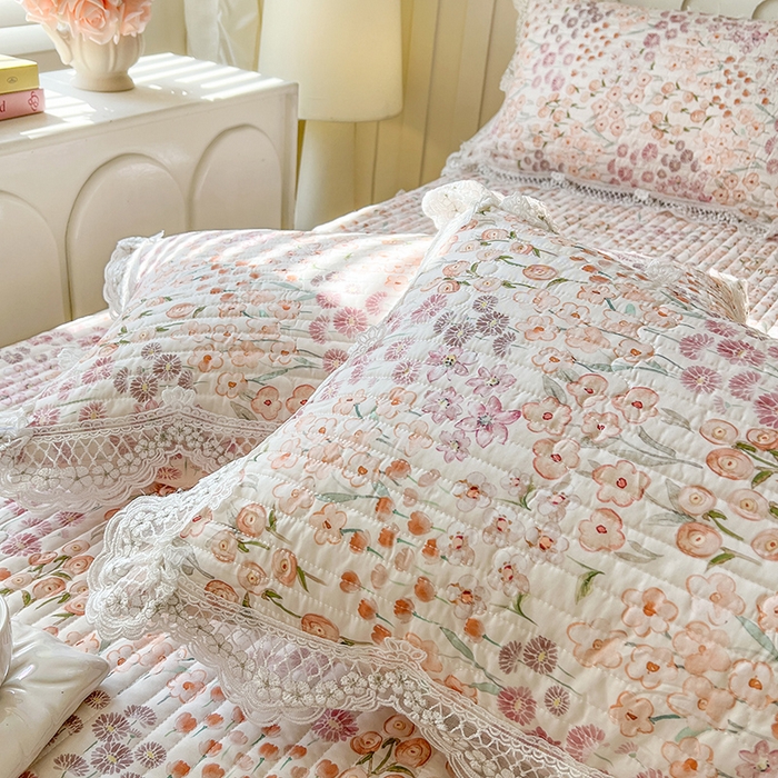 91家纺网 家纺一手货源 找家纺 网红馆（ck家纺） 2026新款莱赛尔天丝印花床笠 甜蜜蜜