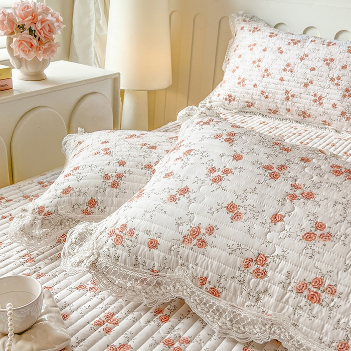 91家纺网 家纺一手货源 找家纺 网红馆（ck家纺） 2026新款莱赛尔天丝印花床笠 花枝语