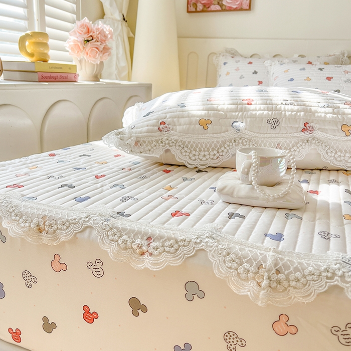 91家纺网 家纺一手货源 找家纺 网红馆（ck家纺） 2026新款莱赛尔天丝印花床笠 米多奇