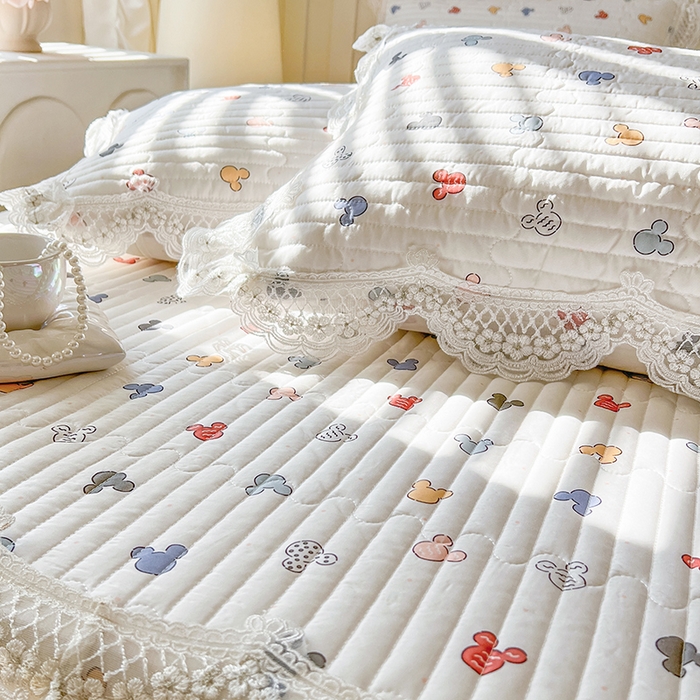 91家纺网 家纺一手货源 找家纺 网红馆（ck家纺） 2026新款莱赛尔天丝印花床笠 米多奇