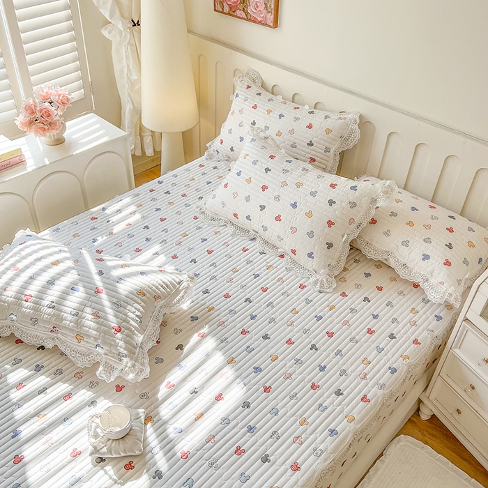 91家纺网 家纺一手货源 找家纺 网红馆（ck家纺） 2026新款莱赛尔天丝印花床笠 米多奇