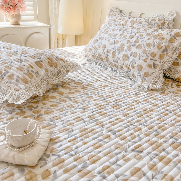 91家纺网 家纺一手货源 找家纺 网红馆（ck家纺） 2026新款莱赛尔天丝印花床笠 薇拉