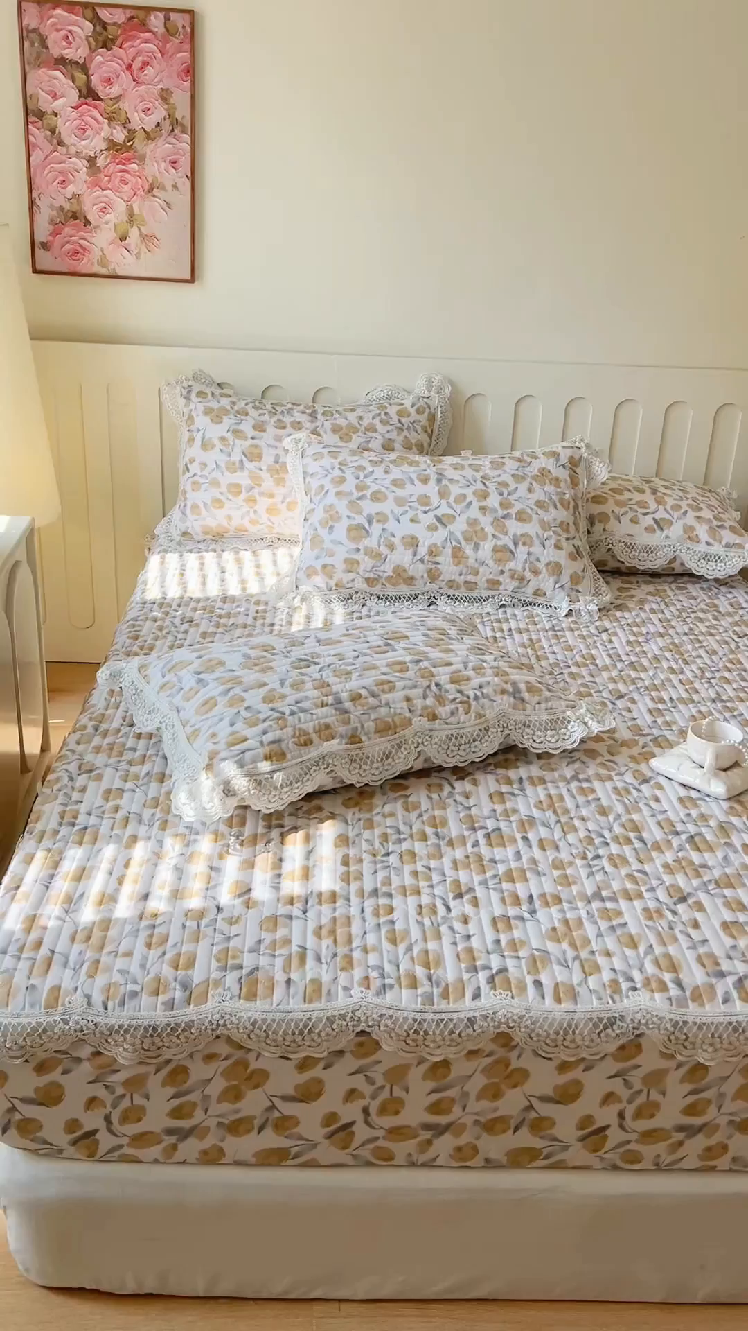 91家纺网 家纺一手货源 找家纺 网红馆（ck家纺） 2026新款莱赛尔天丝印花床笠 薇拉