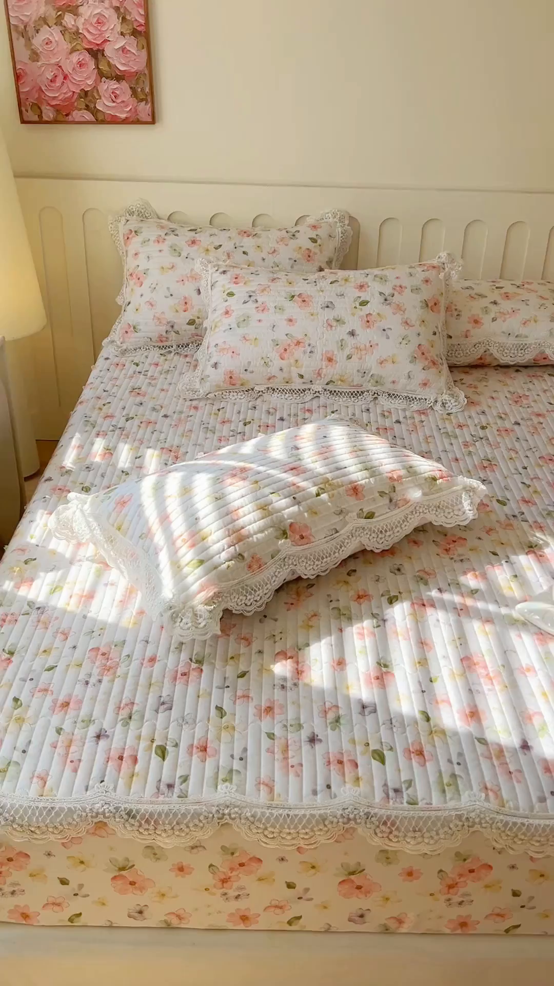 91家纺网 家纺一手货源 找家纺 网红馆（ck家纺） 2026新款莱赛尔天丝印花床笠 风吟花事