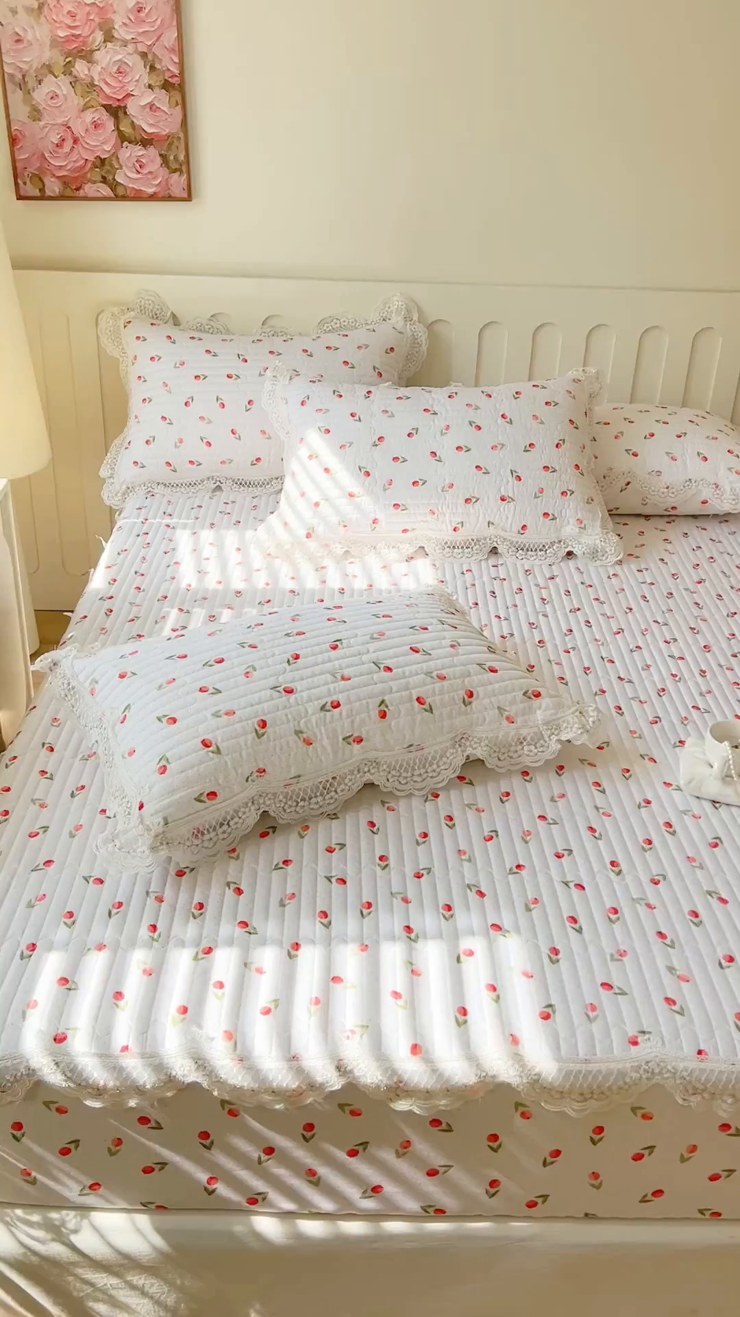 91家纺网 家纺一手货源 找家纺 网红馆（ck家纺） 2026新款莱赛尔天丝印花床笠 小美满