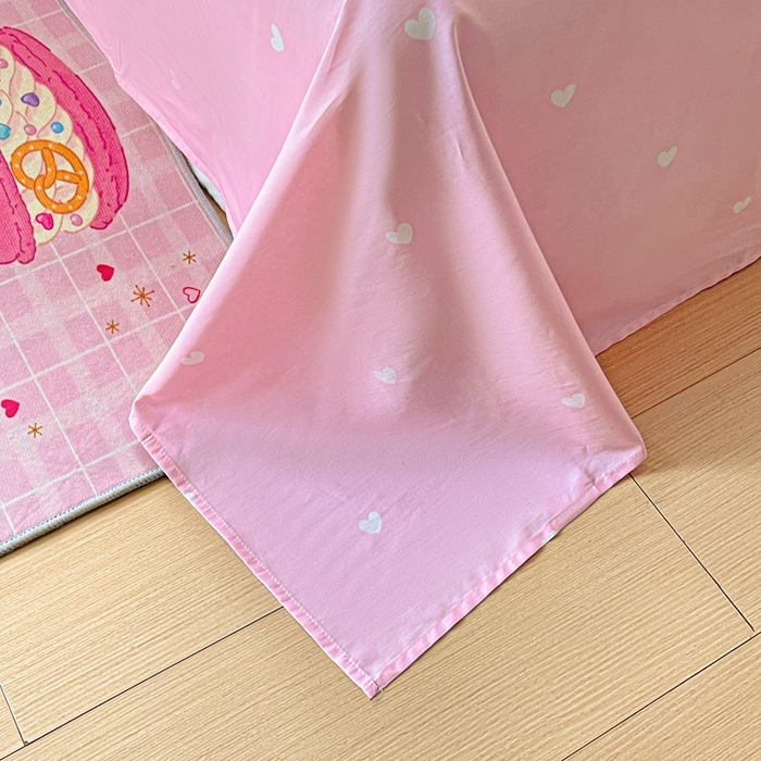 91家纺网 家纺一手货源 找家纺 朵希曼 2026新款正版授权全棉纯棉三丽鸥系列四件套 童趣美乐蒂