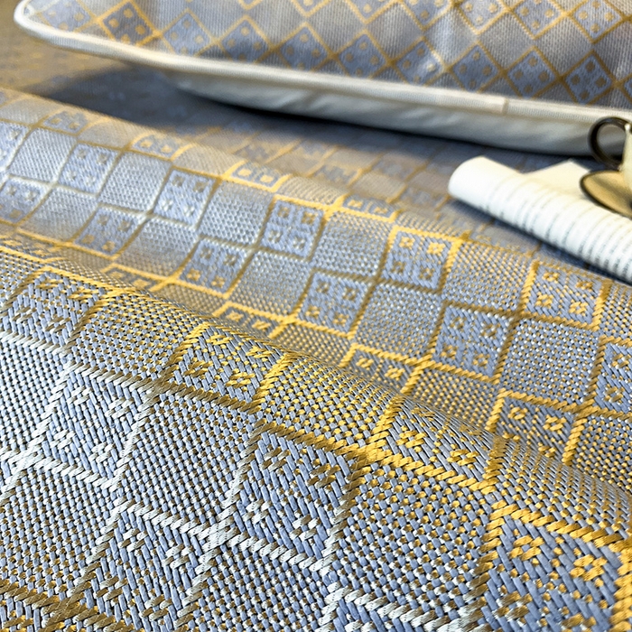 91家纺网 家纺一手货源 找家纺 网红馆（ck家纺） 2026新款床笠式花边冰藤席-夏之语 烟色