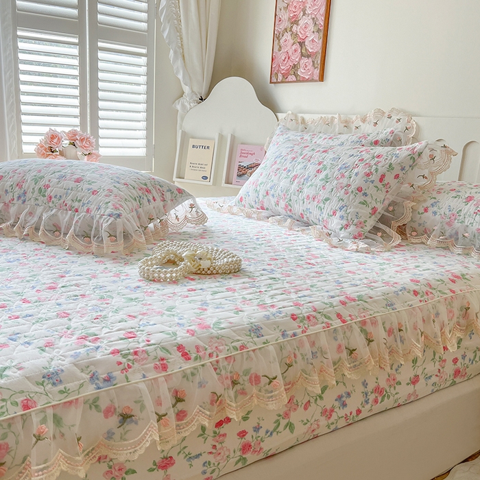 91家纺网 家纺一手货源 找家纺 （总）网红馆（ck家纺） 2026新款水洗棉印花床笠三件套