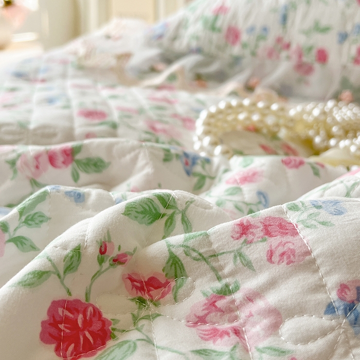 91家纺网 家纺一手货源 找家纺 （总）网红馆（ck家纺） 2026新款水洗棉印花床笠三件套